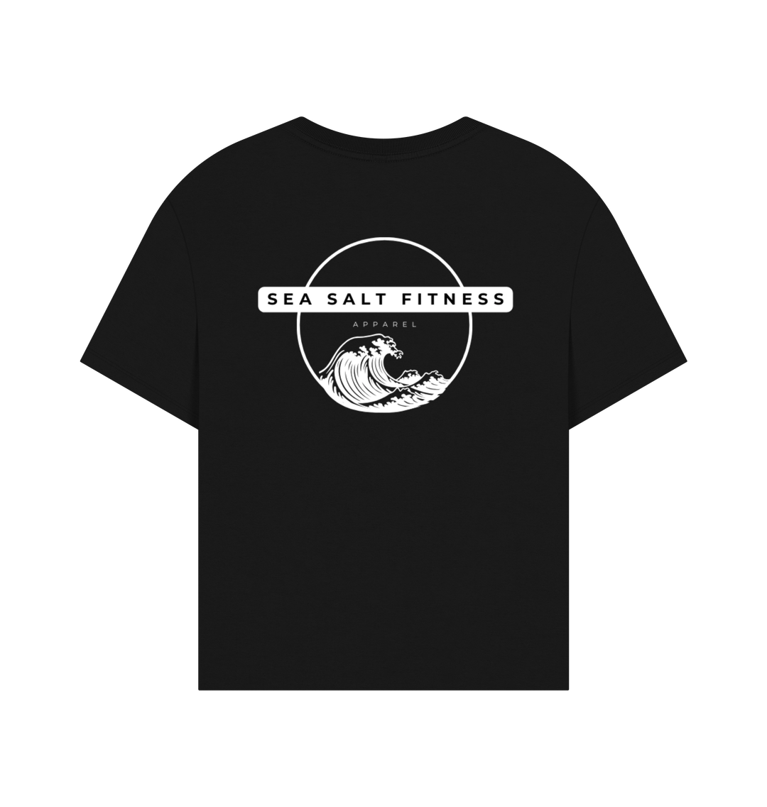 Black Printed T-shirt Back