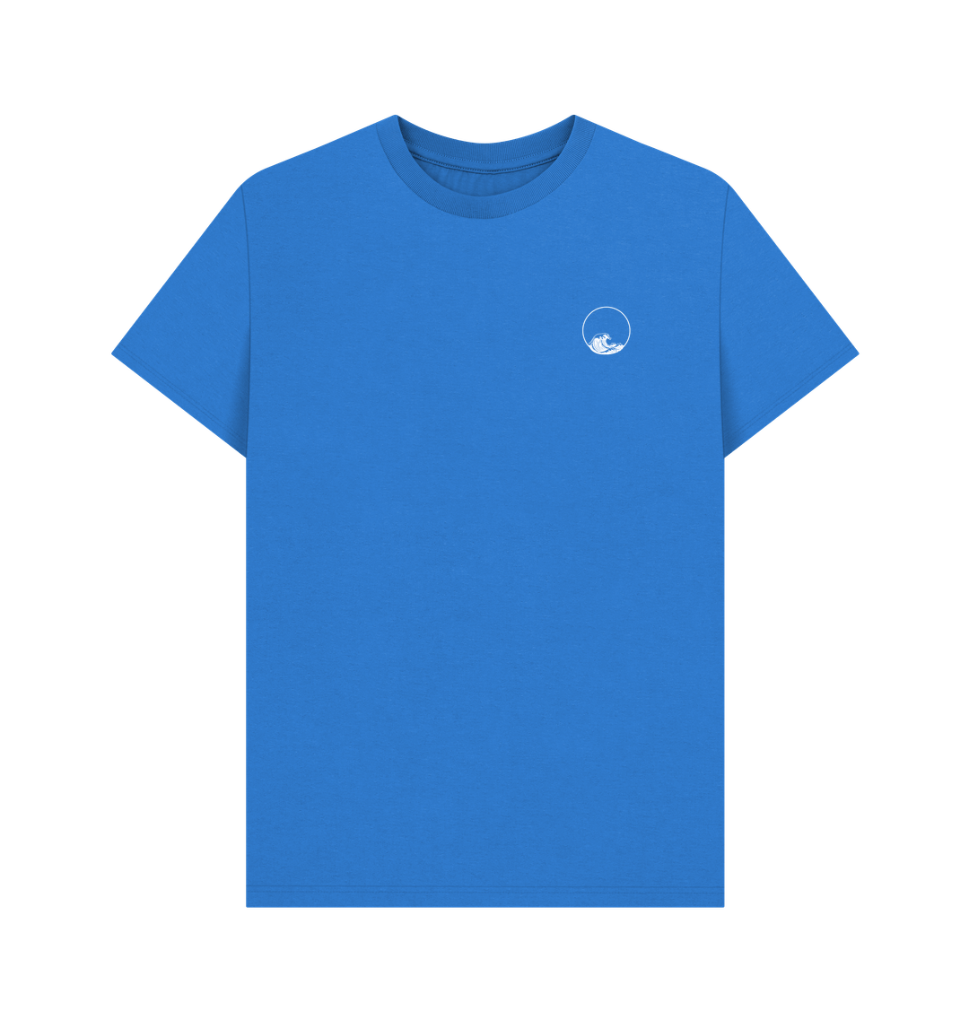 Bright Blue Printed T-shirt Front