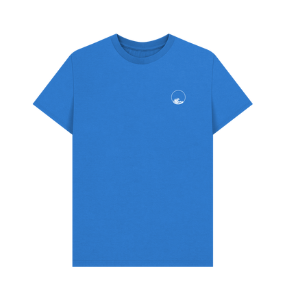 Bright Blue Printed T-shirt Front
