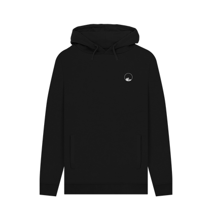 Black Recycled Hoody Front