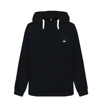 Black Printed Sweater Front