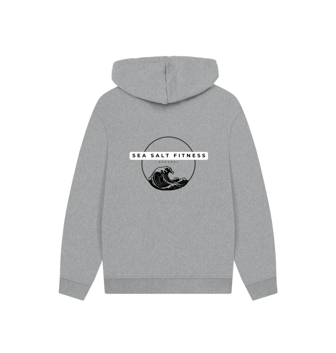 Athletic Grey Printed Hoody Back