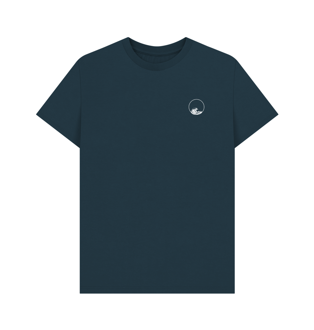 Denim Blue Printed T-shirt Front