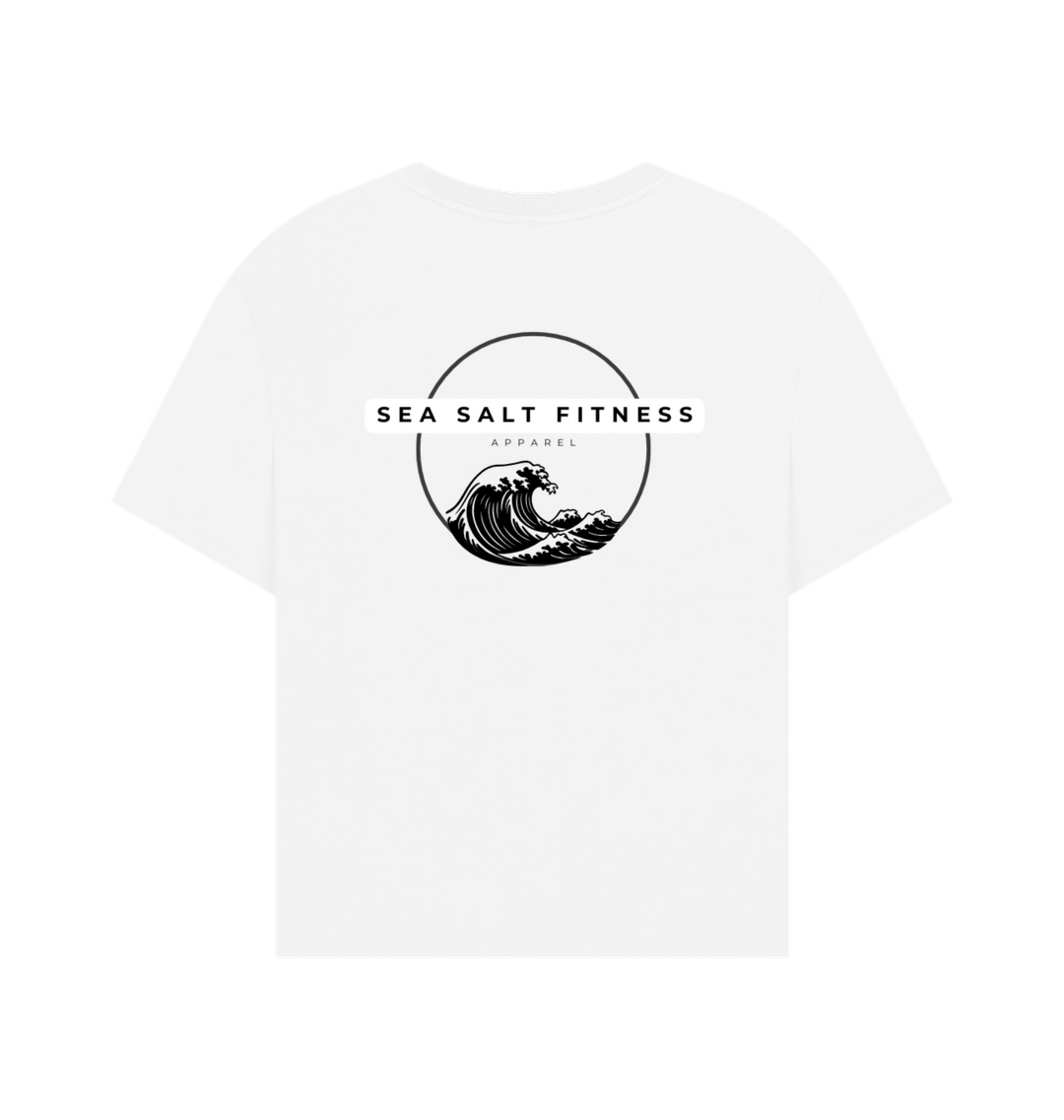 White Printed T-shirt Back